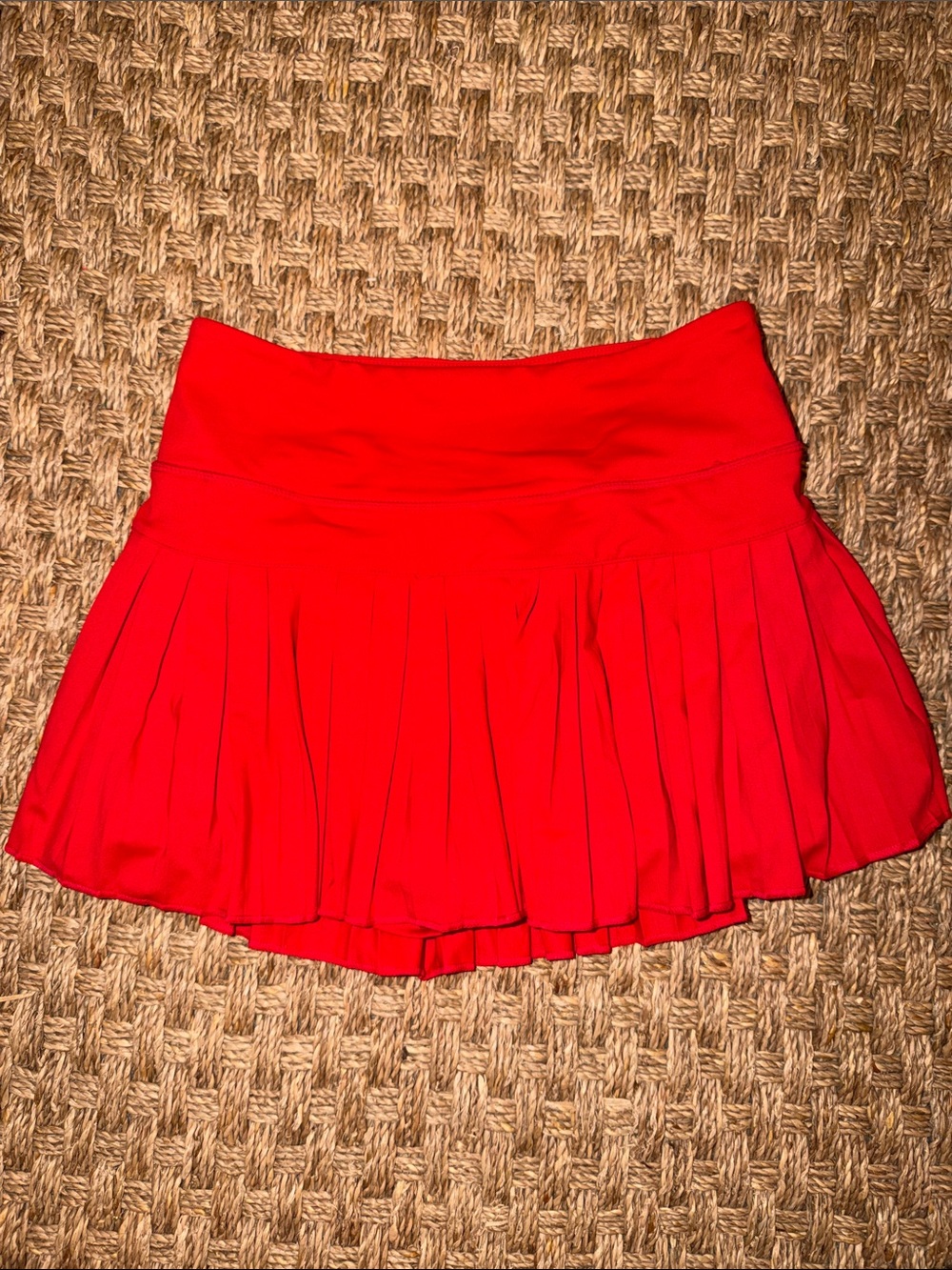 Goldhinge Red Pleated Athletic Skirt Size S - Picture 3 of 5